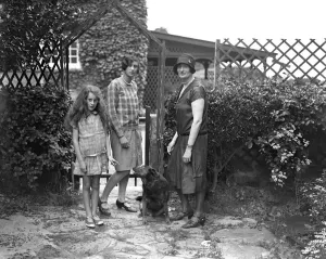 At the Seigneurie, Sark, Channel Islands. Mrs Dudley Beaumont ( later, Mrs Sybil At the Seigneurie, Sark, Channel Islands. Mrs Dudley Beaumont ( later, Mrs Sybil