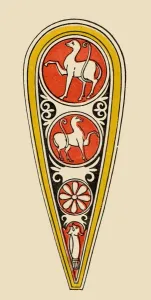 This shield is taken from a MS of the twelfth century, in the Royal Library at Paris This shield is taken from a MS of the twelfth century, in the Royal Library at Paris