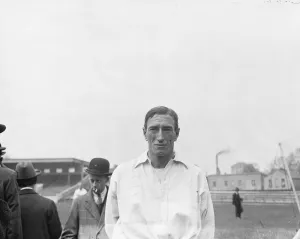South African cricketers practice at the Oval, London Mick Commaille 26 April 1924 South African cricketers practice at the Oval, London Mick Commaille 26 April 1924
