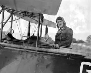 At Stag Lane Aerodrome, Hendon. Sir John Rhodes. 23 July 1926 At Stag Lane Aerodrome, Hendon. Sir John Rhodes. 23 July 1926