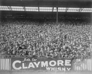 Tottenham Hotspur versus Cardiff CIty a portion of the vast crowd at White Hart Tottenham Hotspur versus Cardiff CIty a portion of the vast crowd at White Hart