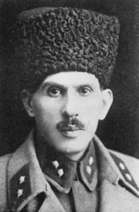 Turks fighting the Kurds. General Kiazim Pasha, who is advancing with Turkish Turks fighting the Kurds. General Kiazim Pasha, who is advancing with Turkish