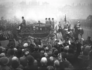 Wedding of the Duke of Kent and Princess Marina The Royal coaches 28th November 1934 Wedding of the Duke of Kent and Princess Marina The Royal coaches 28th November 1934