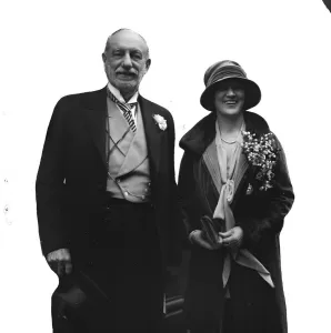 Wedding. Sir Hallewell Rogers and Mrs Reeve were married at the Strand Registry Office, London Wedding. Sir Hallewell Rogers and Mrs Reeve were married at the Strand Registry Office, London