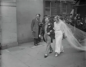 A wedding in the temple. The marriage between Mr Harold Heathcote Williams, of 3 A wedding in the temple. The marriage between Mr Harold Heathcote Williams, of 3