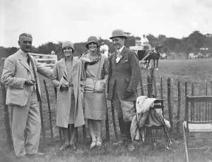 Westerham Hill Horse Show Mr Arthur Collins ( President ), Miss Collins, Miss Westerham Hill Horse Show Mr Arthur Collins ( President ), Miss Collins, Miss