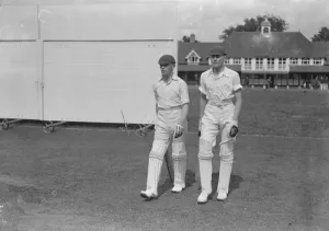 Winchester versus Charterhouse at Godalming C E Frazer ( captain winchester ) with Winchester versus Charterhouse at Godalming C E Frazer ( captain winchester ) with