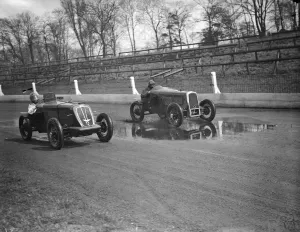Women Enter speedway racing lists. Two famous women motorists, Miss Victoria Worsley Women Enter speedway racing lists. Two famous women motorists, Miss Victoria Worsley