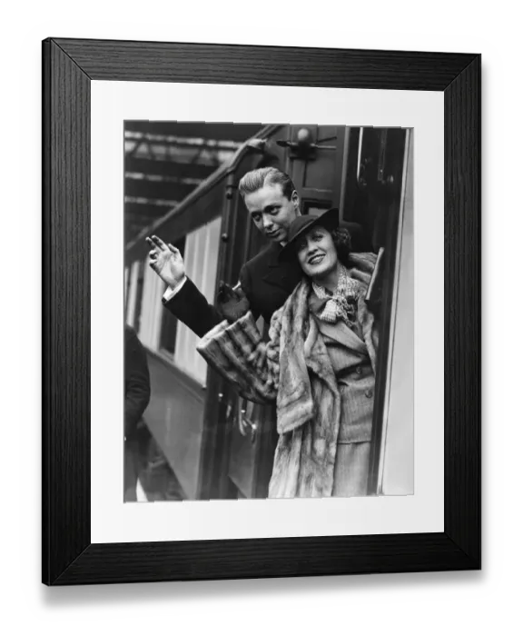 Framed Print : Mr Jimmy Donaghue (backer) and Miss Ruth Etting (star) of Transatlantic Framed Print : Mr Jimmy Donaghue (backer) and Miss Ruth Etting (star) of Transatlantic
