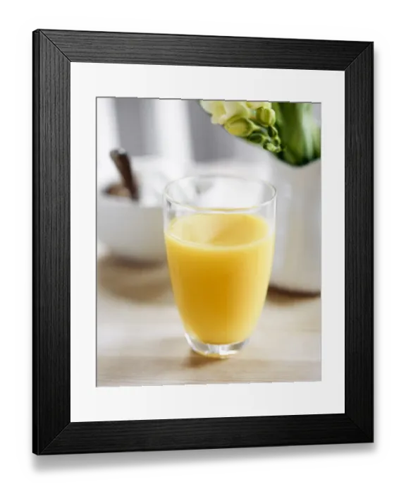 Framed Print : Orange juice as part of a light healthy breakfast credit: Marie-Louise Avery / Framed Print : Orange juice as part of a light healthy breakfast credit: Marie-Louise Avery /