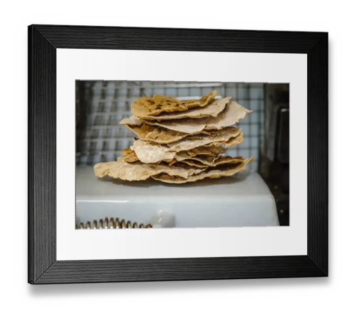 Framed Print : Homemade buckwheat crispbread Framed Print : Homemade buckwheat crispbread