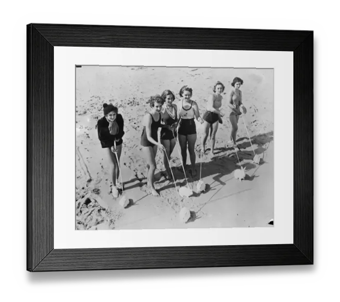 Framed Print : Rabbit derby. The rabbit derby in progress on the beach at Venice, California Framed Print : Rabbit derby. The rabbit derby in progress on the beach at Venice, California