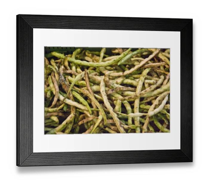 Framed Print : Speckled beans for sale in Limassol market, Cyprus credit: Marie-Louise Avery / Framed Print : Speckled beans for sale in Limassol market, Cyprus credit: Marie-Louise Avery /