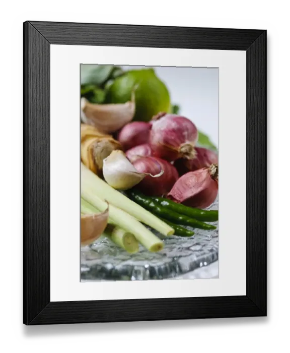 Framed Print : Flavouring ingredients for Thai green curry credit: Marie-Louise Avery / thePictureKitchen Framed Print : Flavouring ingredients for Thai green curry credit: Marie-Louise Avery / thePictureKitchen