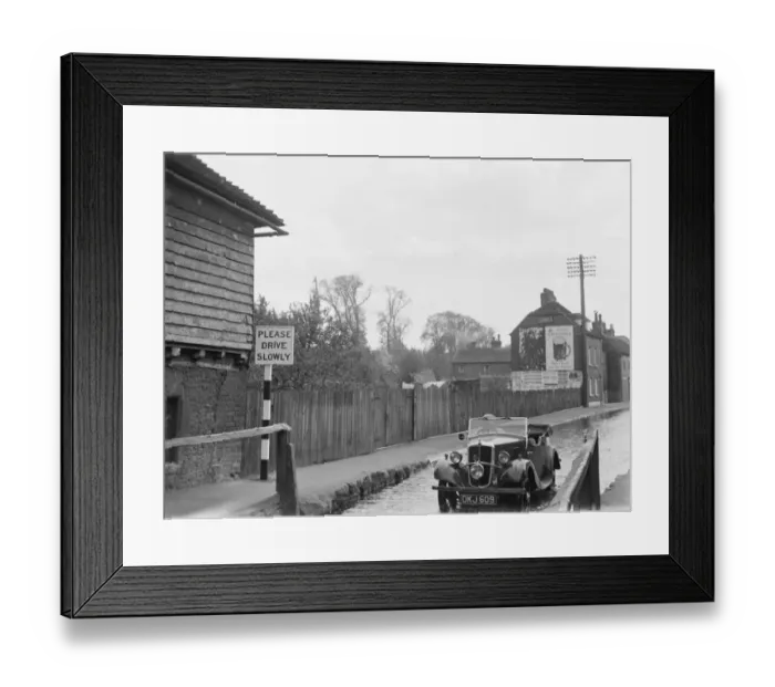 Framed Print : Watering Lane at Faversham. 1937 Framed Print : Watering Lane at Faversham. 1937