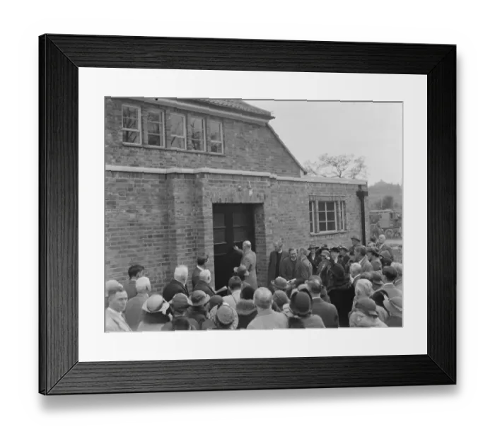 Framed Print : The opening of the Elmstead Baptist Church, Kent. 30 April 1937 Framed Print : The opening of the Elmstead Baptist Church, Kent. 30 April 1937