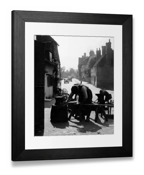 Framed Print : Westerham Forge 1935