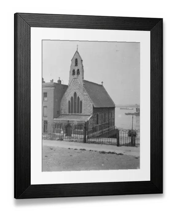 Framed Print : St Andrews Missionary Riverside Church on Royal Pier Road in Gravesend, Kent. 1939 Framed Print : St Andrews Missionary Riverside Church on Royal Pier Road in Gravesend, Kent. 1939