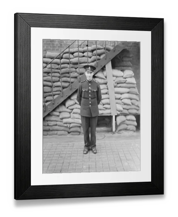 Framed Print : 1940 Police squadron at Shooters Hill, Kent, England Framed Print : 1940 Police squadron at Shooters Hill, Kent, England