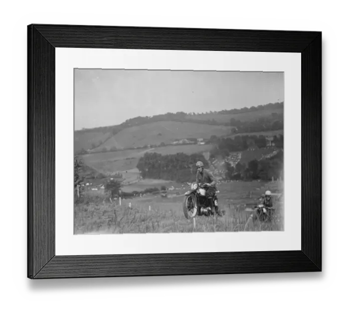 Framed Print : Sidcup hill climb at Farningham. 1937 Framed Print : Sidcup hill climb at Farningham. 1937