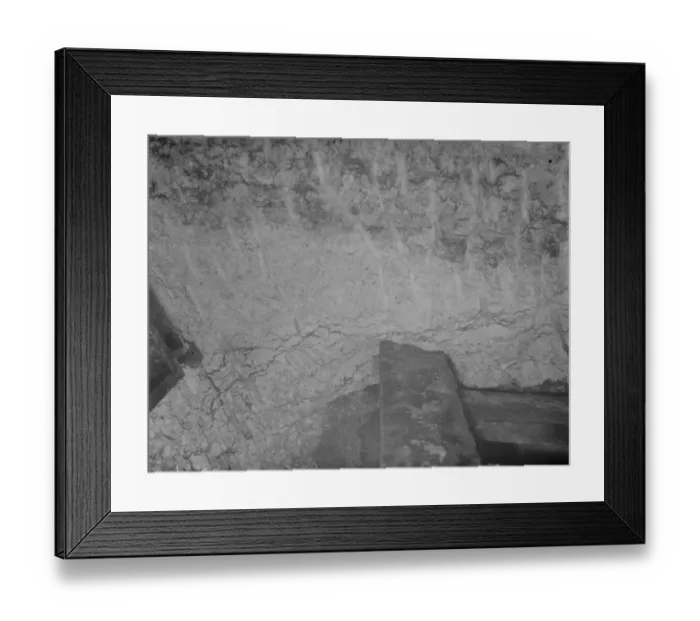 Framed Print : Work on the Dartford Tunnel. The process of cementation in which holes are bored Framed Print : Work on the Dartford Tunnel. The process of cementation in which holes are bored