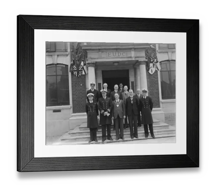 Framed Print : Home Fleet at Erith. 1937