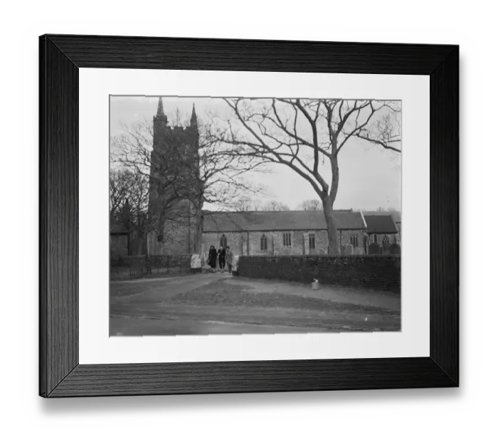 Framed Print : Exterior view of Lydd Church, Kent. 17 January 1939