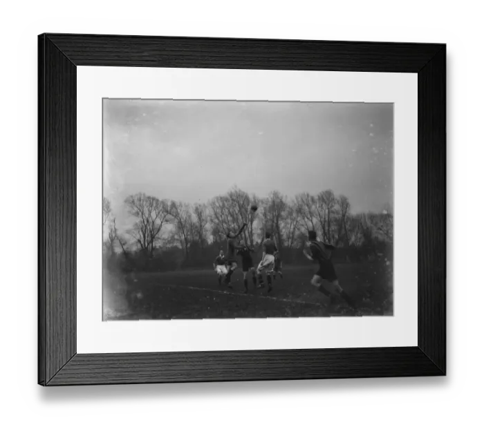 Framed Print : LPM versus Cray Footer. 1934 Framed Print : LPM versus Cray Footer. 1934