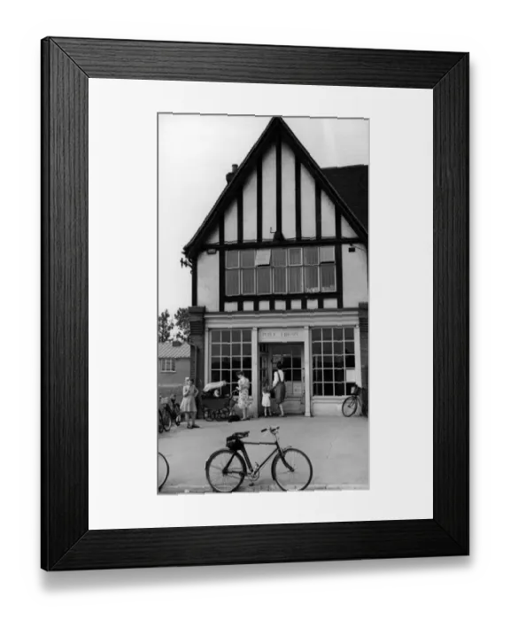 Framed Print : Petts Wood Library in Kent 2nd July 1949