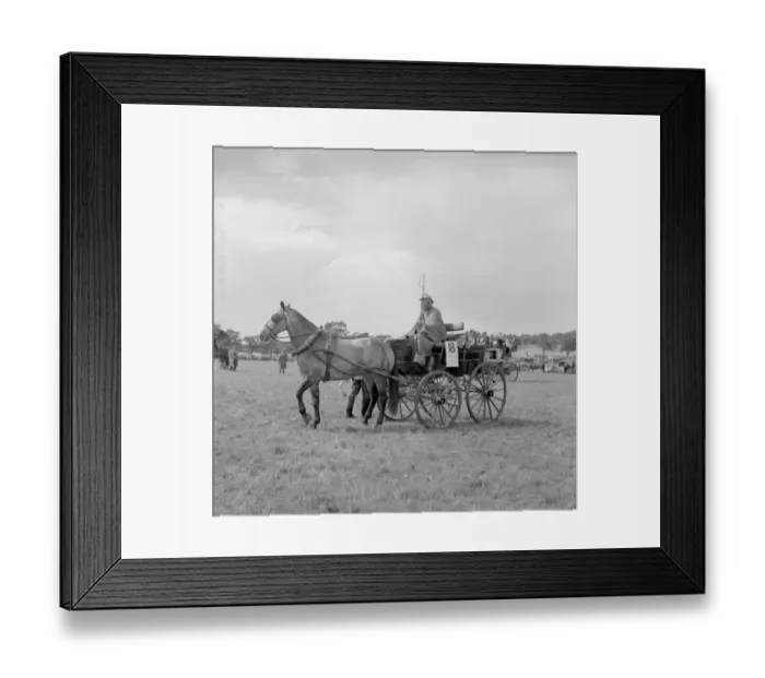 Framed Print : The Edenbridge and Oxted Show - 2 August 1960 Mr. R. D. Waters with his turnout Framed Print : The Edenbridge and Oxted Show - 2 August 1960 Mr. R. D. Waters with his turnout