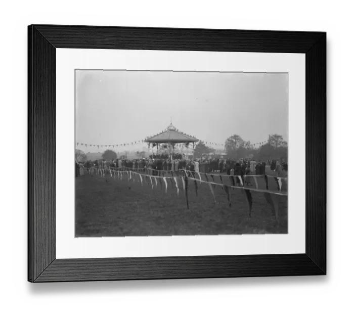 Framed Print : Coronation festivities at Dartford. 15 May 1937 Framed Print : Coronation festivities at Dartford. 15 May 1937