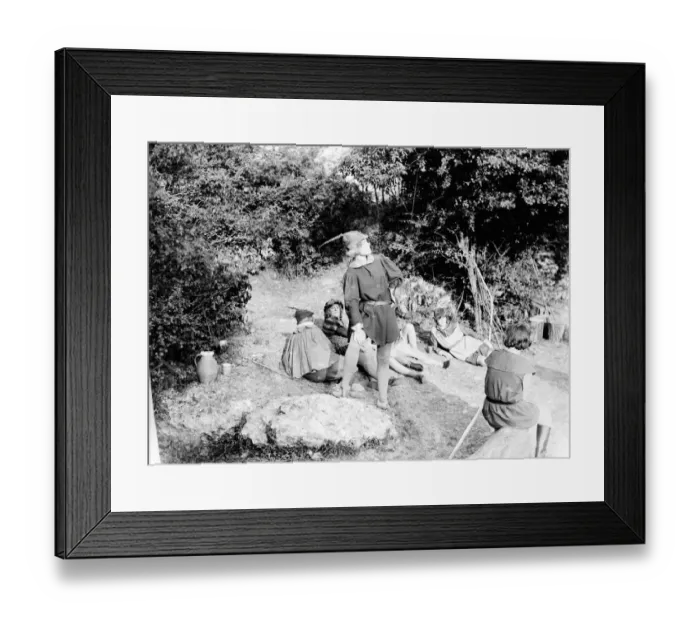 Framed Print : A play at Eynsford. 1935