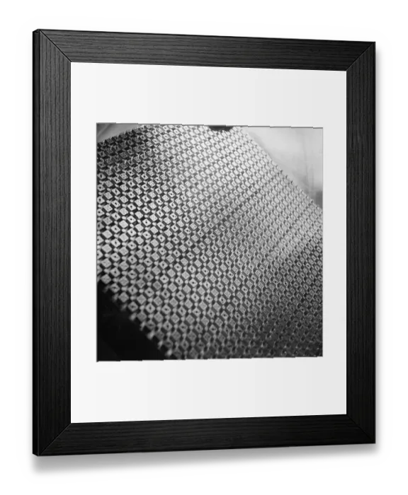 Framed Print : Block making in Wilmington, Kent. A metal block design. 27 April 1939