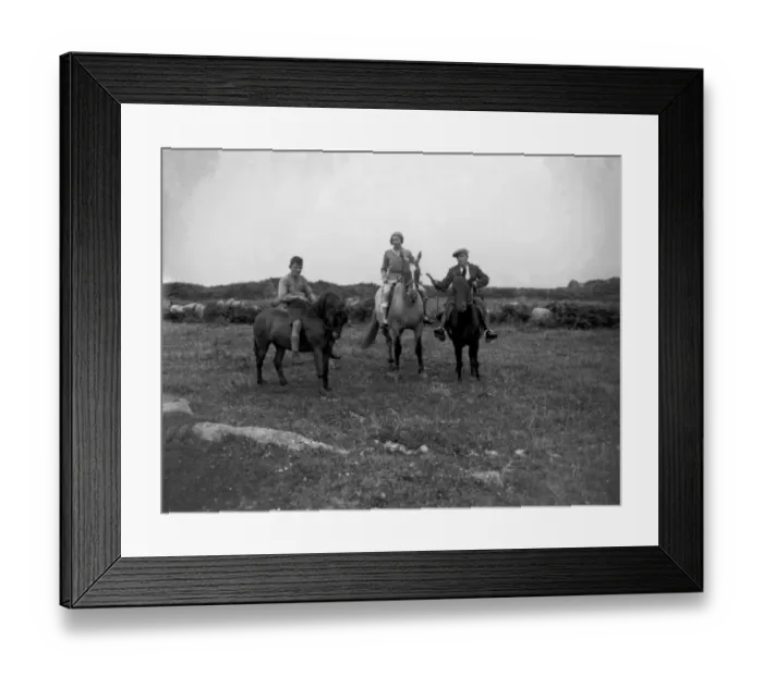 Framed Print : Horse riding (group). 1933 Framed Print : Horse riding (group). 1933