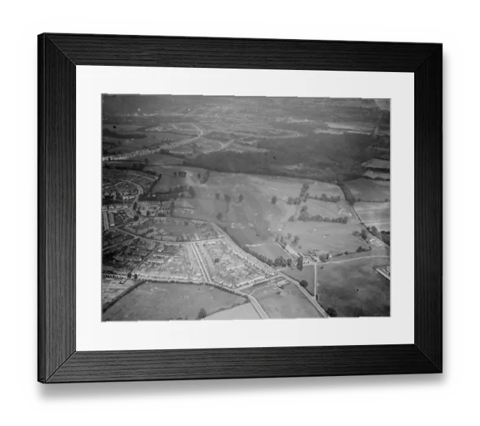 Framed Print : An aerial view of Chislehurst Golf Club in Kent. 1939 Framed Print : An aerial view of Chislehurst Golf Club in Kent. 1939