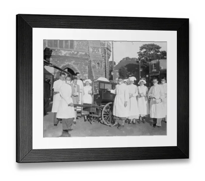 Framed Print : The Dartford Carnival. The barrel organ by Lullingstone hospital Framed Print : The Dartford Carnival. The barrel organ by Lullingstone hospital