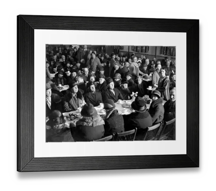 Framed Print : Old Folk Party (St Mary Cray) 1934 Framed Print : Old Folk Party (St Mary Cray) 1934