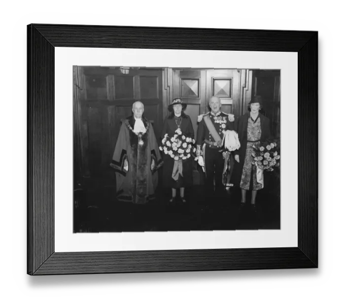 Framed Print : The presentation of the Erith Charter. Photo shows, left to right : Mayor Framed Print : The presentation of the Erith Charter. Photo shows, left to right : Mayor