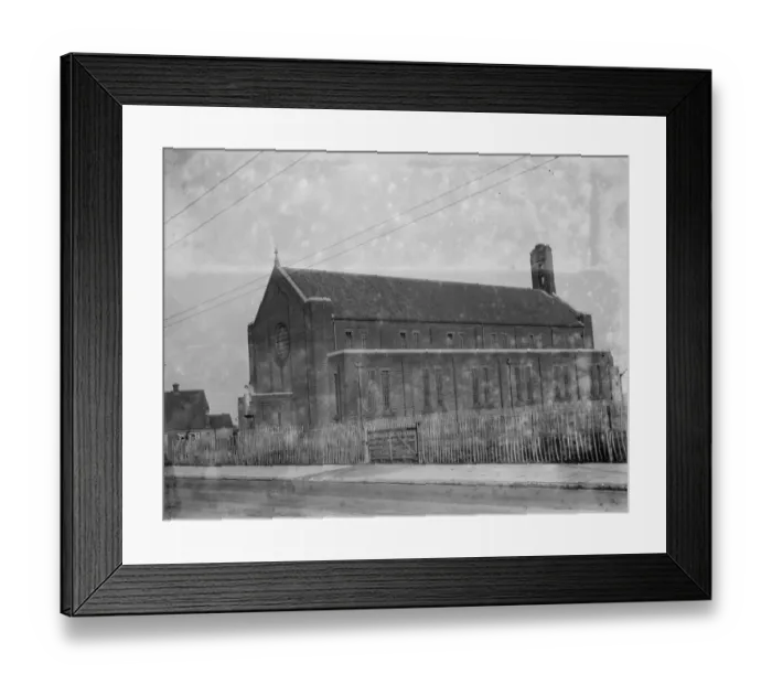 Framed Print : St Martin s, the new Church in Barnehurst, Kent. 1936 Framed Print : St Martin s, the new Church in Barnehurst, Kent. 1936