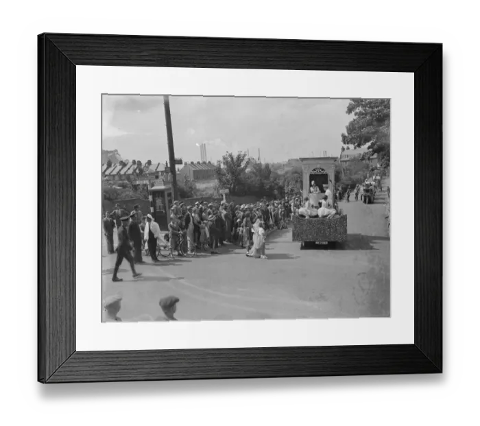 Framed Print : The Gravesend Carnival procession in Kent. 1939 Framed Print : The Gravesend Carnival procession in Kent. 1939