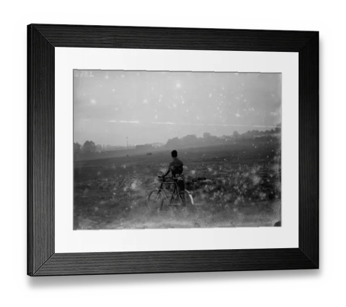 Framed Print : Looking over open fields, Longlands, Sidcup, Kent. 1935 Framed Print : Looking over open fields, Longlands, Sidcup, Kent. 1935