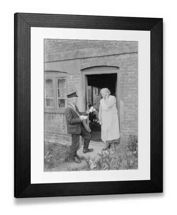 Framed Print : Postman. 1937 Framed Print : Postman. 1937