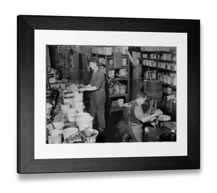 Framed Print : Dartford Prints Works. 1934 Framed Print : Dartford Prints Works. 1934