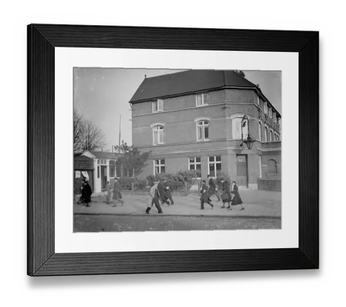 Framed Print : Station Hotel. 1935