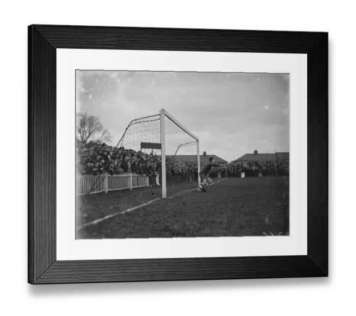 Framed Print : Football. Goal. 1934 Framed Print : Football. Goal. 1934