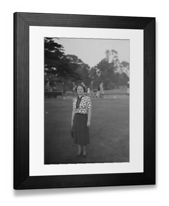 Framed Print : Miss Maureen Leonard. 1937