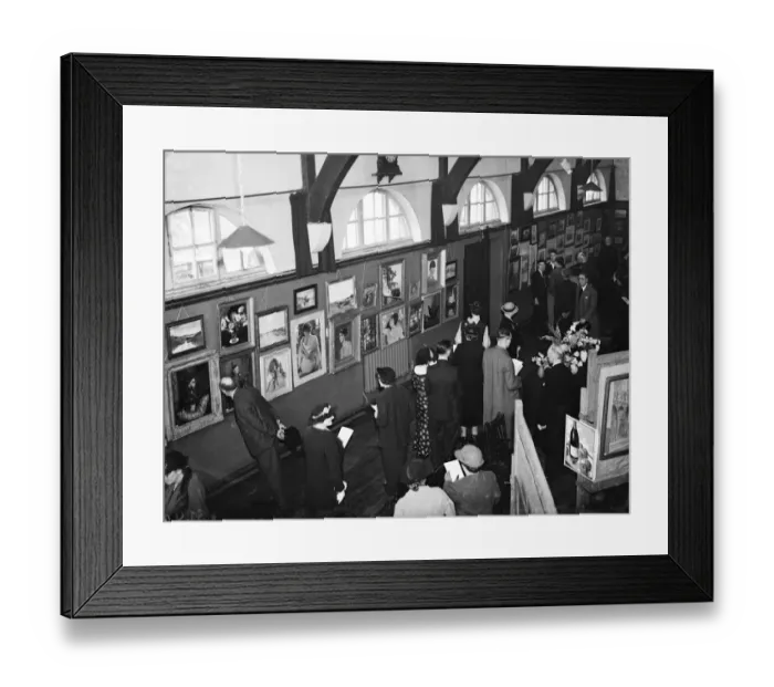 Framed Print : Eltham arts and crafts exhibition in Kent. 1936 Framed Print : Eltham arts and crafts exhibition in Kent. 1936