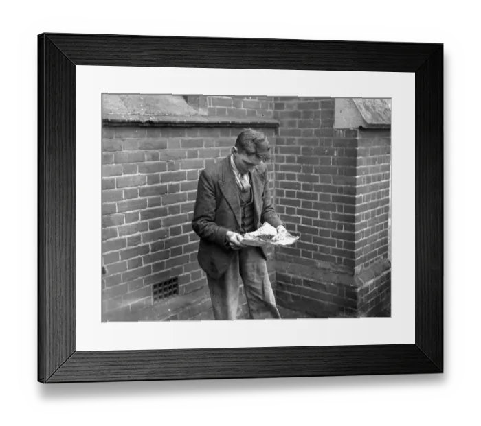 Framed Print : A catch of dead flies from a church in Swanley, Kent. 1934 Framed Print : A catch of dead flies from a church in Swanley, Kent. 1934