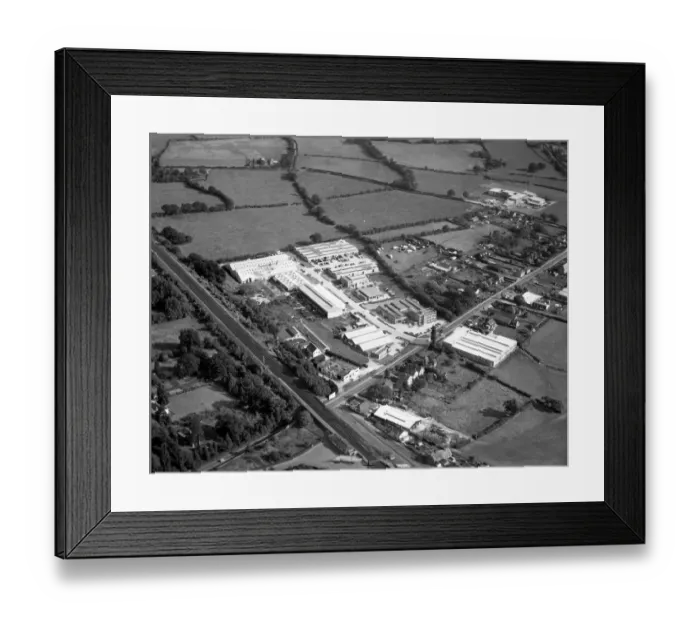 Framed Print : Aerial view of the north of Edenbridge Kent, England Fircroft Way and Station Road Industrial Framed Print : Aerial view of the north of Edenbridge Kent, England Fircroft Way and Station Road Industrial