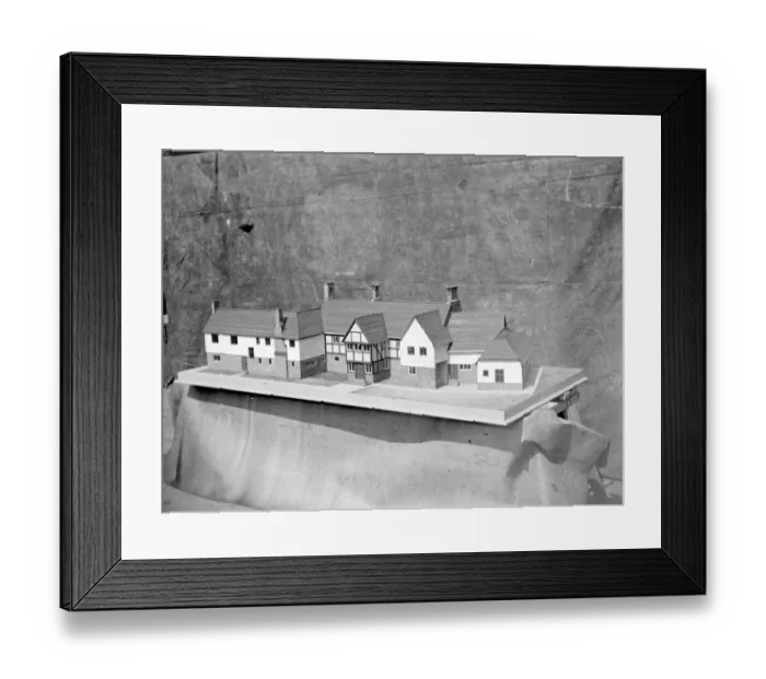 Framed Print : Staplehurst Mat in Kent: Home model by Downton and Son. 1934 Framed Print : Staplehurst Mat in Kent: Home model by Downton and Son. 1934